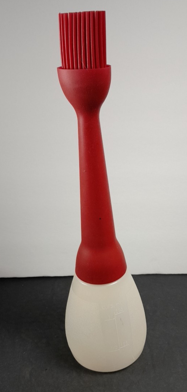 Pampered Chef BBQ Basting Brush 1 Cup/250ml BBQ Grill Bottle Marinade Baster